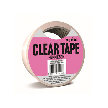 CLEAR TAPE 48MM x 50M from Workshop Plus