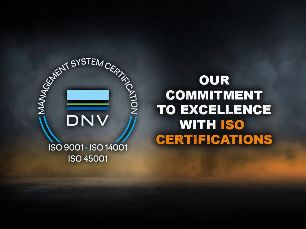 Our Commitment to Excellence with ISO Certifications