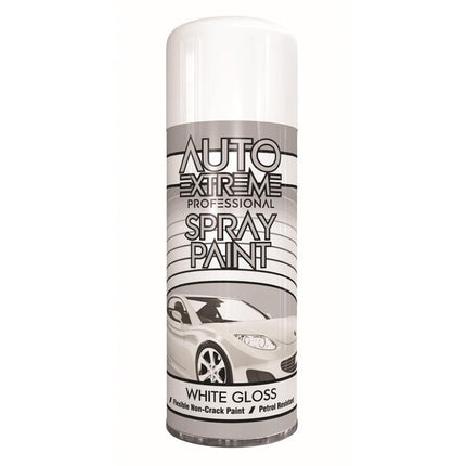 AX WHITE GLOSS SPRAY PAINT 400ML from Workshop Plus