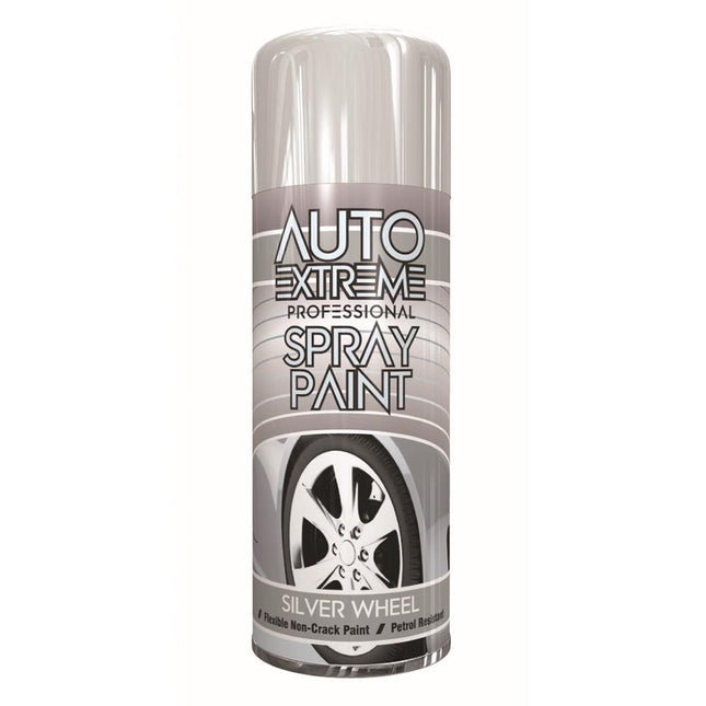 AX SILVER WHEEL GLOSS SPRAY PAINT 400ML from Workshop Plus