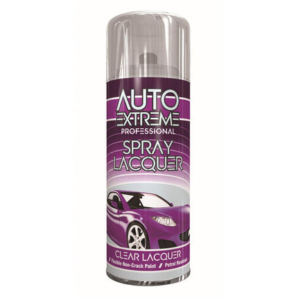 AX CLEAR LACQUER SPRAY PAINT 400ML from Workshop Plus