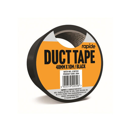 BLACK DUCT TAPE 48MM x 10M from Workshop Plus