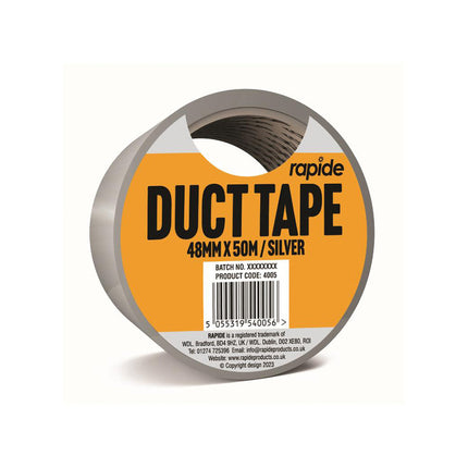 Silver Duct Tape – 48mm x 50m from Workshop Plus