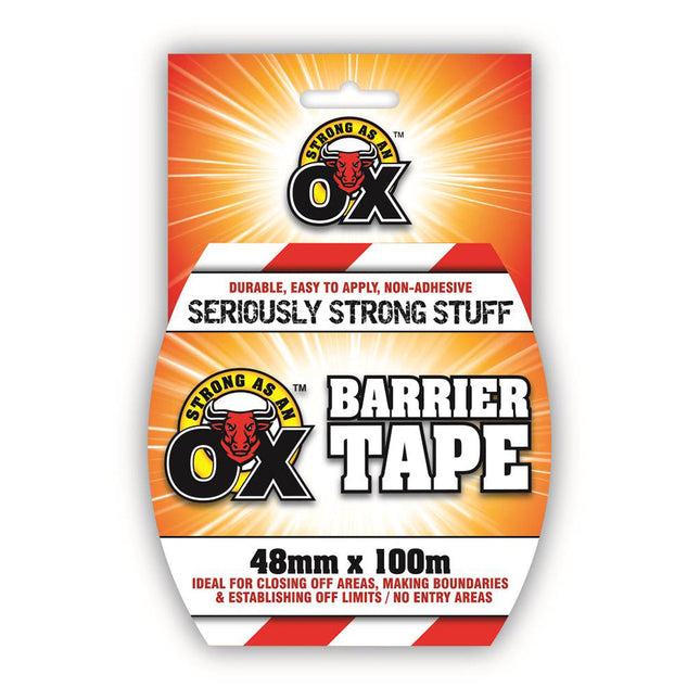 SAAO Barrier Tape – 48mm x 100m from Workshop Plus