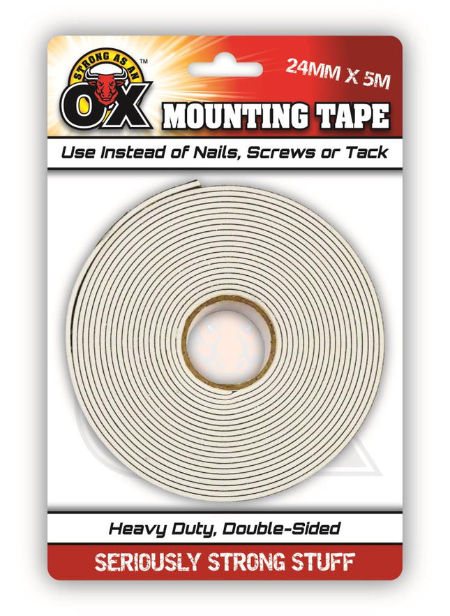 Strong As An Ox Heavy Duty Double Sided Mounting Tape From Workshop Plus