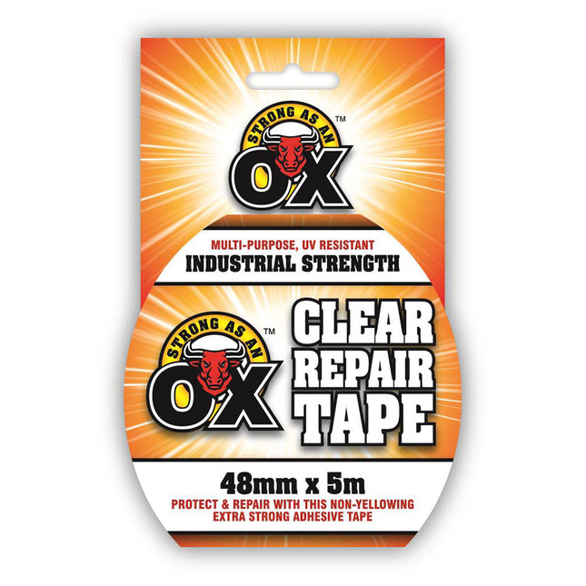 SAAO Crystal Clear Repair Tape – 48mm x 5m from Workshop Plus