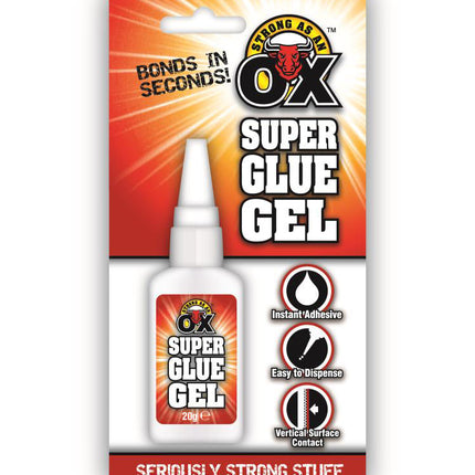 Strong As An Ox Super Glue Gel – 20g from Workshop Plus