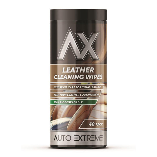 AX Leather Cleaning Wipes – 40 Pack from Workshop Plus