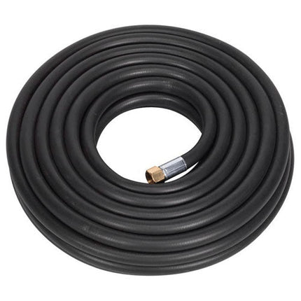 Sealey Rubber Air Hose with HD 1/4" unions 15M x 8mm From Workshop Plus
