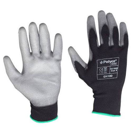 Polyco Matrix GH100 PU Palm Coated Gloves pack of 12
