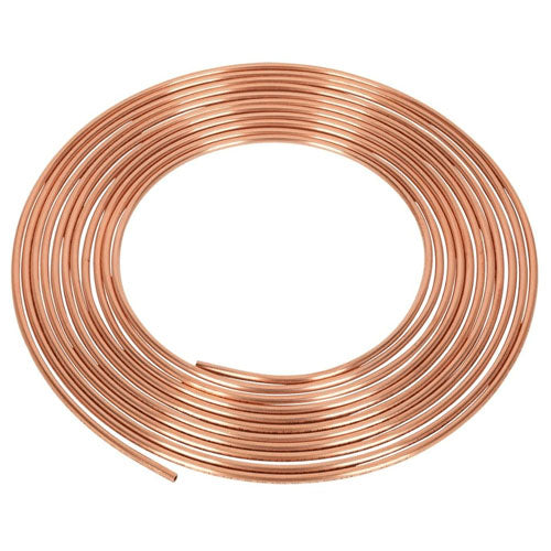 25ft 10mm (3/16") Copper Brake Pipe From Workshop Plus