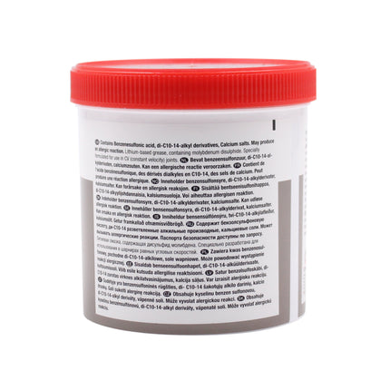 CV Grease Tub 500g From Workshop Plus