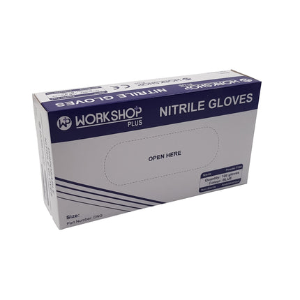 Blue Nitrile Gloves - Box of 100