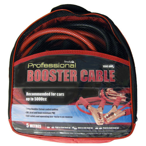 Professional 1000amp HD Jump Booster Cables 5M