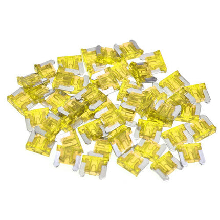 Low Profile Mini blade Fuses - 25 Pack From Workshop Plus