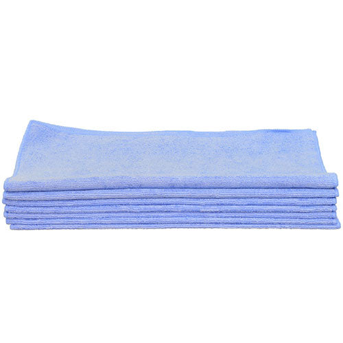 Blue Microfibre cloths  40 x 40cm - Pack of 10