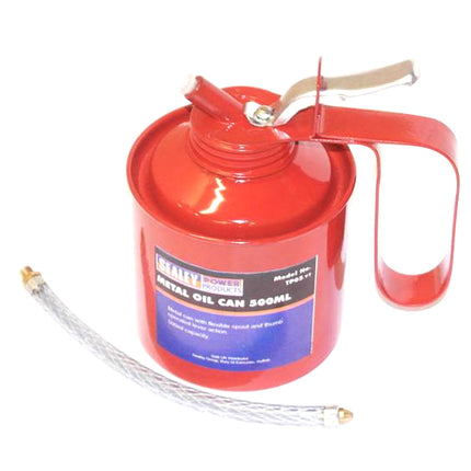 Sealey Oil Can 500ml With Flexible Spout From Workshop Plus