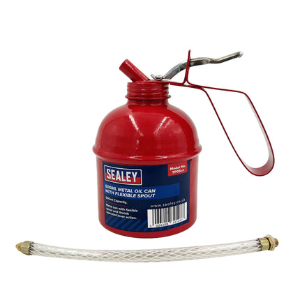 Sealey Oil Can 500ml With Flexible Spout From Workshop Plus