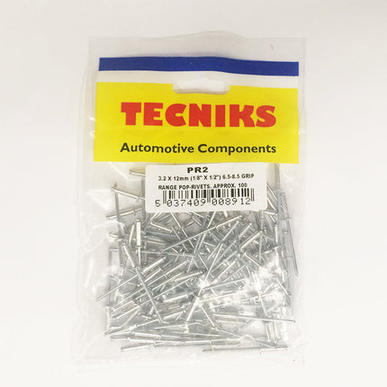 Pop Rivets - 100 Pieces From Workshop Plus 