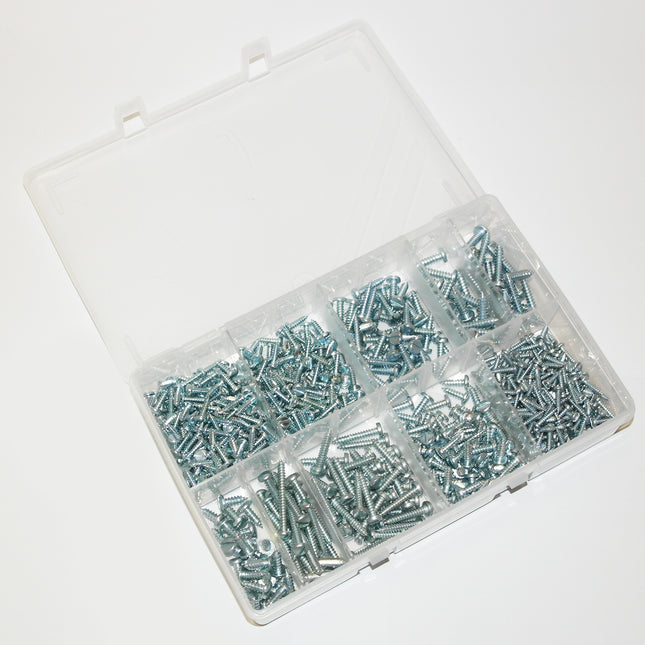 Self Tapping Screws Sizes 4-10 Pzd Assorted 700 Pieces