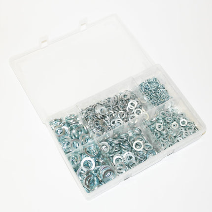 Spring Washers Sizes 3/16" - 1/2" 800 Pieces From Workshop Plus
