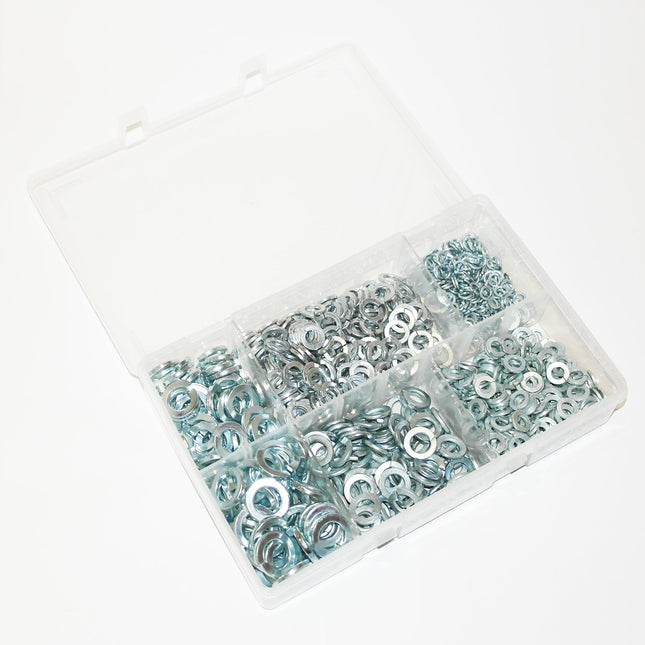 Spring Washers Sizes 3/16" - 1/2" 800 Pieces From Workshop Plus
