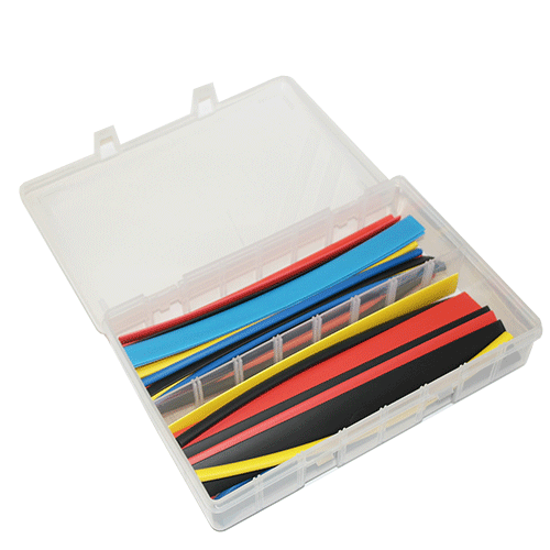 Heat Shrink Tubing Assortment - Dia 4.8mm to 12.7mm, 30 Pieces