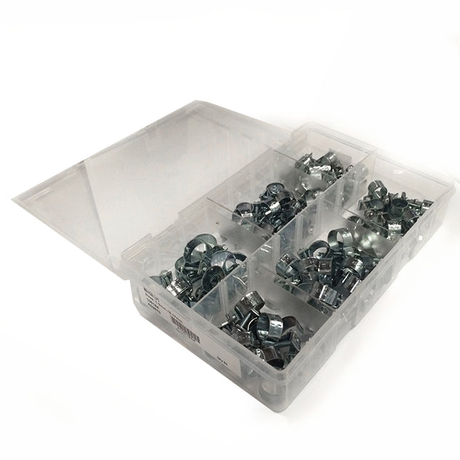 Mini Hose Clips Sizes 7-9mm To 15-17mm Assorted 80 Pieces