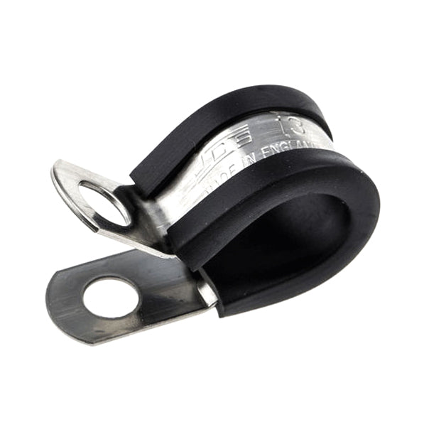 M6 P-Clip Zinc Plated Rubber Lined Assorted Sizes 6-35 - 50 Pieces From Workshop Plus