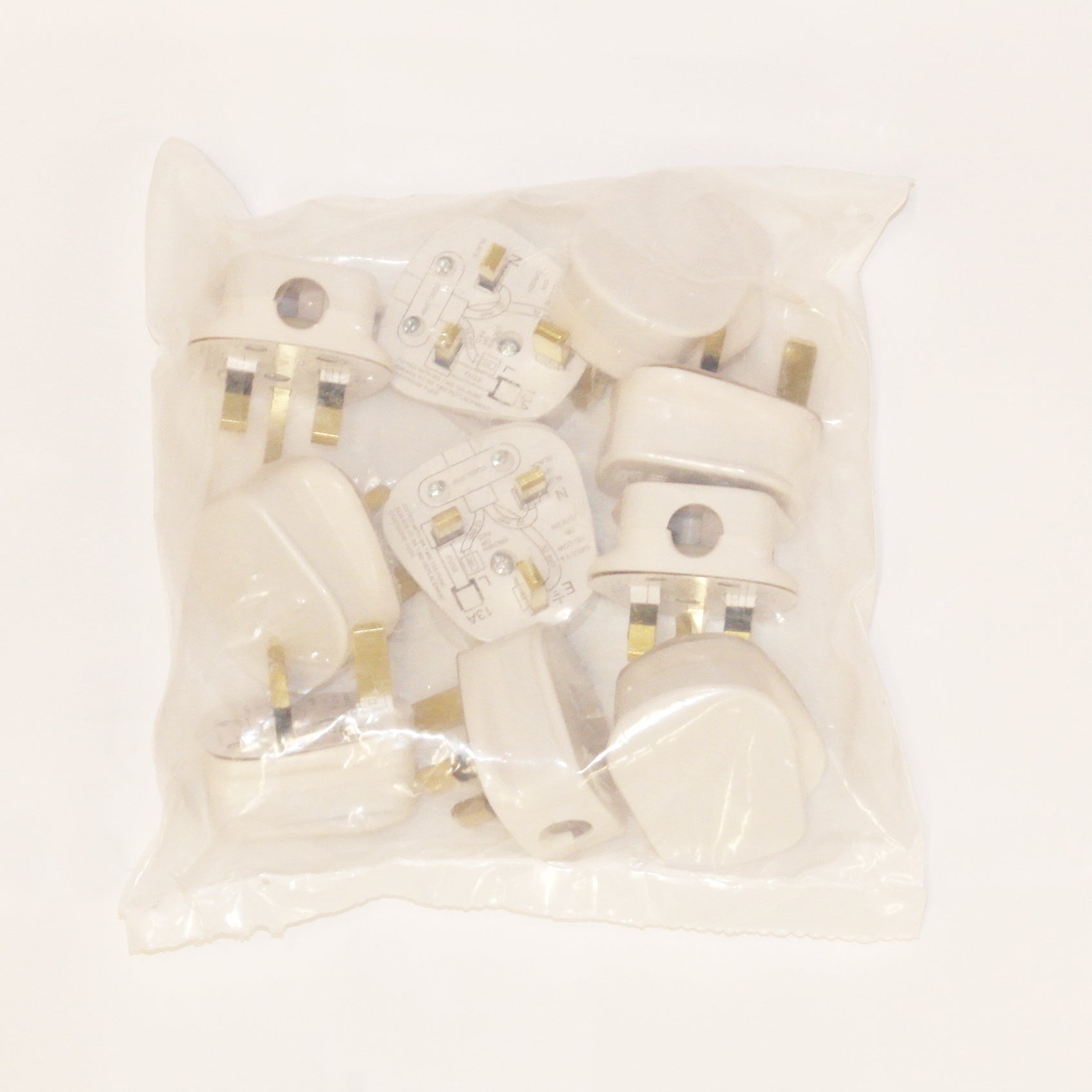 Workshop Plug Plug White 13 Amp - 10 Pack | Electrics | Workshop Plus