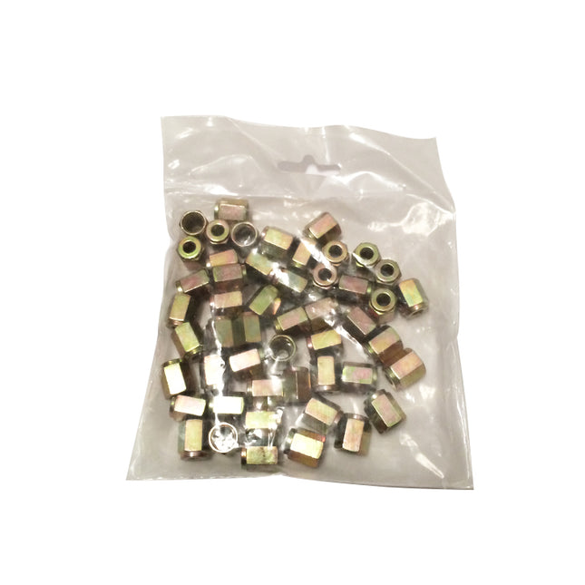 Female Brake Nuts Size 10 x 1mm - Pack of 50