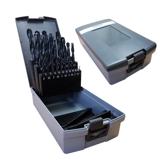 High Speed Steel Drill Bits Metric Set - 25 Pieces