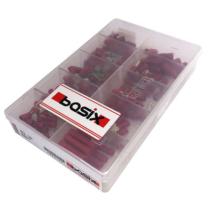 Insulated terminals (Red) Asst 140 From Workshop Plus