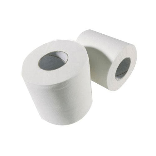 White Toilet Rolls 95mm wide x 40 rolls by Workshop Plus