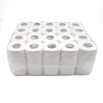 White Toilet Rolls 95mm wide x 40 rolls by Workshop Plus