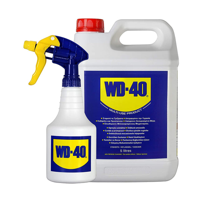 WD40 5 Litre with Spray Applicator Bottle by Workshop Plus